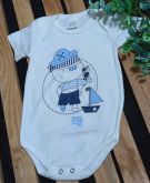 Body Branco Pirata - TAMANHO G