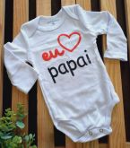 Eu amo Papai - Manga Longa Tamanho M