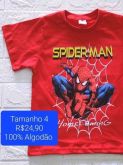 SPIDER MAN ( VERMELHO) TAMANHO 4